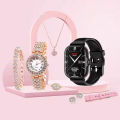 A58 Plus Smart Watch with Touch Control, Bluetooth Fitness Tracker, Blood Pressure Monitoring, 32MB ROM, HD Display, IP67 Waterproof, and Mult Sports Modes for Men and Women. 