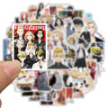 50PCS Tokyo Revengers Stickers Mikey Draken Funny DIY Stickers Graffiti Travel Luggage Guitar Skateboard Cool Waterproof Sticker for Kid Toys. 