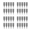 40Pcs 110 Test Rj11 Voice Connector Mdf Check Phone Voice for Krone Module Patch Panel. 