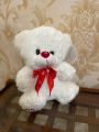 Imported Cute White Teddy Bear Soft Stuffed Plush Toy For Kids. 