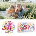 Hair Ties Colorful Hair Rope Soft Elastic Hair Ties Seamless Hair Bands-colorful. 