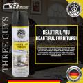 Furniture Polish Spray Lemon 550ml – THREE GUYS (German Engineered) | Cleans, Revitalizes & Protects Wood Surfaces. 