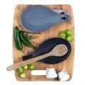 Pack of 2 - Silicone Spoon Rest Heat Resistant Kitchen Utensil Spatula Holder Cooking TooL (MULTI COLOR). 