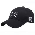 Superman Ruoias Fashion Lil Peep Baseball Caps Sad Face Pattern Dad Hat Hip Hop Cap Golf Women Men Embroidery Cotton Snapback Cap Sun Protection. 
