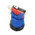 New Arcade Push Buttons Durable Multicade MAME Jamma Game Long Switch (Blue). 