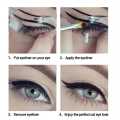 2PCs Eyeliner Stencils Winged Eyeliner Stencil Models Template Shaping Tools Eyebrows Template Card Eye Shadow Makeup Tool. 