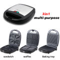 3 In 1 Breakfast Makers Grill Sandwich Makers Waffle Makers. 