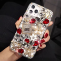 Sparkling perfume Bottle Diamond Case For iPhone 15 14 13 12 11 Pro Max X XS XR 7 8 Plus Back Cover. 