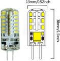 G4 LED Light Bulb 12V AC/DC 48 SMD Cold White 360 Degree Angle LED Light Silicone Lamp. 