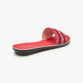 Liza Women's Embroidered Chappals For Women - RED CHAPPAL For Women - New Summers Arrival March 2025 - Shoes For Women. 