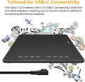 XPPen Deco 01 V3 Graphic Digital Drawing Tablet 10*6 inch 8 shortcut keys 16384 levels 60 Degrees Tilt for Windows mac Android. 