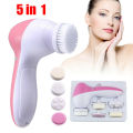 Beauty Care Face Massager, 5 in 1 Electric Cleanser, Portable Electric Facial Massager, Beauty Care Massager,Skin Electric ScrubberFacial Device For Cleansing, Exfoliating And Massaging, Body Exfoliating Beauty Tool With Brush Heads For Acne, Blackheads. 