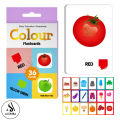 Colour Flash Cards Set For Kids – Early Educational 36 Pcs flash cards. 