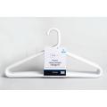 White Hanger Strong White Hanger Plastic Cloth Hanger Pack of 12 and 6 High Quality. 