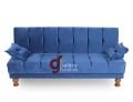 Galaxy Sofa CumBed Imported velvet Fabric Dark Grey Colour Armless Compact Living Spaces, Dorms, Guest Rooms, Apartments, Offices,. 