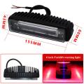 4 Inch 30W Red Line LED Forklift Truck Car Warning Lamp Safety Working Light Bar Warehouse Danger Area Light,10-80V Waterproof (1Pcs). 