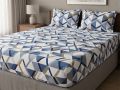 Premium Microfiber Printed Fitted Sheet (72*78=12) – Soft, Stretchable & Wrinkle-Free!. 