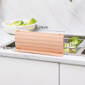 Anti-splash Board Sturdy Suction Cup Design Smooth Sink Splash Guard Barrier. 
