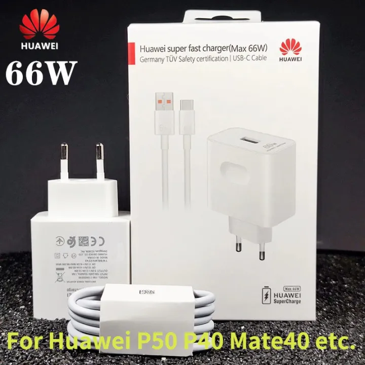 Original Huawei Super Fast Charger 40W 66W SuperCharge Power