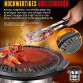 SMOKELESS STOVE TOP GRILL PLATE Indoor Barbecue Grill for kitchen stove, BBQ / BAR B Q Portable Grill And stove cook top. 