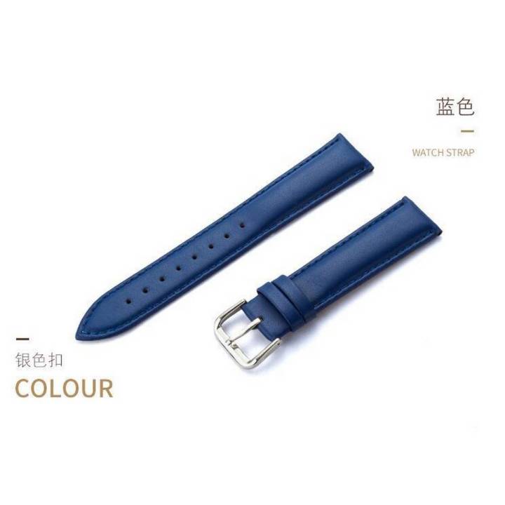 Genuine Leather Women's Watch Bands Strap 12mm 13mm 14mm 15mm 16mm 17mm 18mm 19mm 20m 21mm 22mm 23mm 24mm General Watch band Strap wrist gift