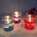 5 Cute Mini Gel Candles For Home Decoration , 1 Inch Size Gel Candles. 