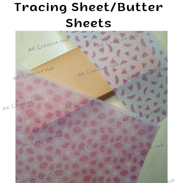 Customized Printed Butter Paper/Tracing Paper, A4 size 90 gram for Packing/design your own Packing Paper for your small business- Packing Materials