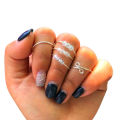 5Pcs Single Coil Spiral Glass Beads Copper Rotate Anti-stress Opening Fidget Rings for Daily Life. 