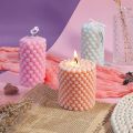 House Solutions Tower shape Natural Soy Wax Scented Candles | Home Decoration Candles | Tea Light Candles Smokeless Slow Burning For Party Decor & Celebrate Candle Light Dinner. 