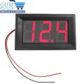Mini DC Digital LED Voltmeter - 3V-30V Range with Bright Display. 