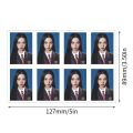 1piece Kpop AESPA One Inch Photo School Uniform Girls Photo Cards Group WINTER KARINA NINGNING LOMO Cards Photocards For Fans. 