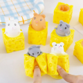 Pop up Mouse And Cheese Squishy Cup. 