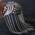Shoulder Brooch Tassels Rhinestones Jewelry Temperament Wear-resistant Brooch Pin Clothes Decor. 