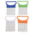Multi-purpose Onion Cutter Stainless Steel Plastic Vegetable Slicer Meat Need. 