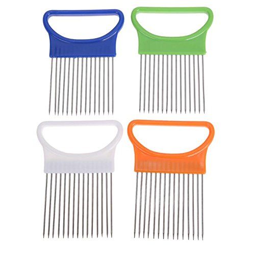 Multi-purpose Onion Cutter Stainless Steel Plastic Vegetable Slicer Meat Need
