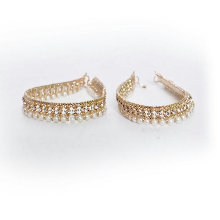 Golden%20%20Metal%20Anklet%20For%20Women%20-%20Image%203