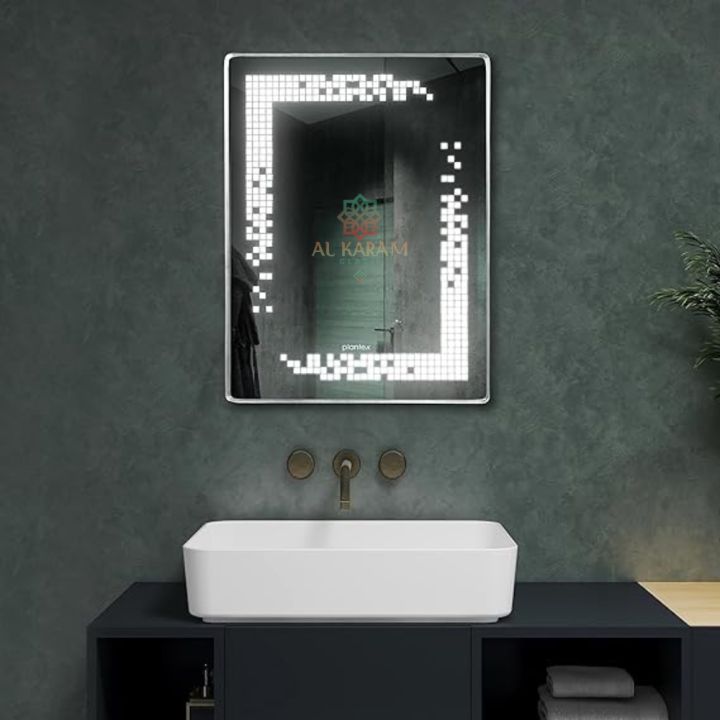 Mirror | Light Mirror | Digital Matrix Design LED Mirror wire operated ...