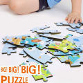 48 Pcs Jumbo Jigsaw Puzzles For Kids Animals Floor Puzzle For Teenagers Fun and Challenging Family Game (Zoo Animals). 