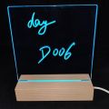 3D Desk Lamp DIY Handwritten Message Board Night Light, Changing Illusion Night Light Smart Touch Switch LED Lighting Creative Gift Toys Decorations. 
