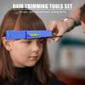 Pack of 2 Hair Cutting Tools Styling Cutting Kit 2 Level Combs 2 PCS Haircut Accessory Comb Machine Rotating Ruler Help Hair Bangs Cut Hair Cutting Clips With Rotating Levels Trimming Bangs, Fringe, Cutting Split-ends, Creating Layers with Salon Perfect. 