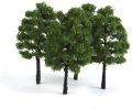 Scale Trees Diorama Models Model Train Scenery Architecture Trees -12pcs -6CM (Dark Green). 