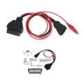 For Fiat 3 Pin Alfa Lancia to 16 Pin OBDII OBD2 obd-II Connector Adapter Auto Car Cable Obd for fiat 3pin Diagnostic Cable. 