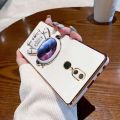 Astronaut Phone Bracket Cute Cartoon Desktop Foldable Stand Accessories 3D Plating Anime Astronaut Phone Holder Stand Holder. 