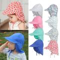 SPF 50+ Baby Sun Hat Adjustable Summer Baby Cap for Boys Travel Beach Baby Girl Hat Kids Infant Accessories Children Hats S/L. 