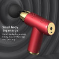 Portable Massage Gun Electric Percussion Pistol Massager For Body Neck Back Deep Tissue Muscle Relaxation Pain Relief Fitness. 