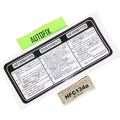 Honda Civic reborn engine room bonnet stickers 02 pcs. 
