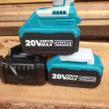 TOTAL 20V Lithium-ion Cordless 3pcs Combo Kit - Cordless Rotary Hammer - Cordless Impact Driver - Cordless Angle Grinder - 2 Pcs 4.0Ah Battery & Charger. 