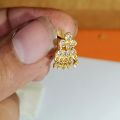Half Moon Star Nose Pin Yellow Gold Plated for women, Nose ring Jewelry for Women and Girls. 