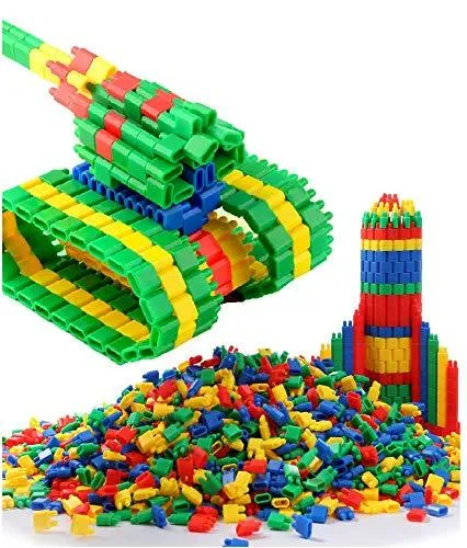 Kid's%20Educational%20Puzzle%20Rocket%20Head%20Shape%20Building%20DIY%20Game%20Block%20Plastic%20Toy%20(500%20Blocks%20in%20Package)%20-%20Image%203