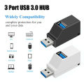 Kebidu 3 Ports USB Hub Adapter - USB 2.0 3.0 High-Speed HUB Splitter - for PC Computer Laptop. 